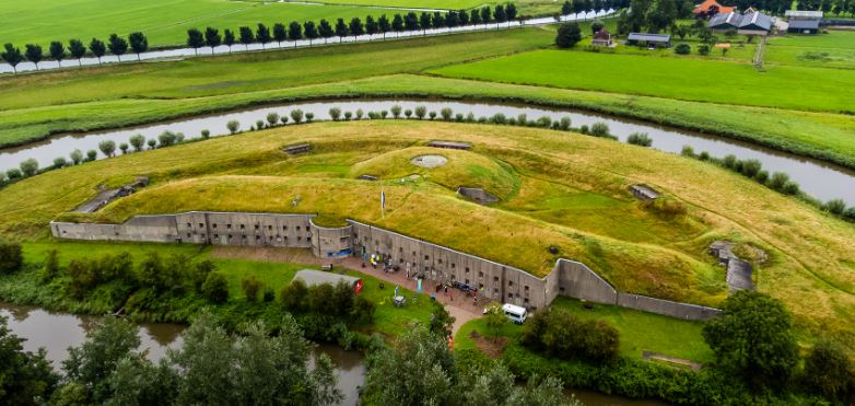 Gilde Aquarelgroep expositie in Fort Spijkerboor